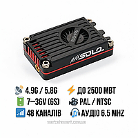 Відеопередавач RUSH MAX SOLO 4.9G/5.8G 25/500/1000/2500mW