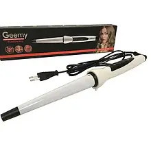 Конусна плойка для волосся Geemy GM 2815, турмалінове покриття, до 200℃, обертання шнура 360°