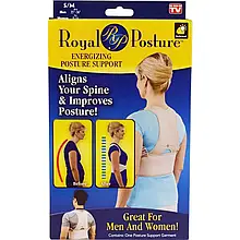 Жіночий коректор постави Royal Posture Support з металевими регуляторами та липучкою