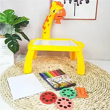 Дитячий проектор для малювання з підсвіткою і музичним супроводом Projector Painting 24 деталей