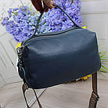 Стильна жіноча сумочка з натуральної шкіри крос боди, фото 3