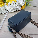 Стильна жіноча сумочка з натуральної шкіри крос боди, фото 5