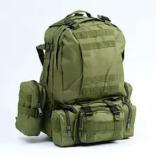 Тактичний рюкзак Eagle B08 55 л з MOLLE, знімними підсумками, водонепроникний поліестер 800D