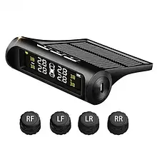Система TPMS контролю тиску в шинах з сонячною зарядкою та зовнішніми датчиками IP67