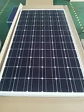 Монокристалічна сонячна панель 36V 200W для гібридних електростанцій, алюмінієва рамка