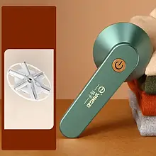 Бездротова машинка для видалення катишок Lemex Lint Trimmer з USB зарядкою для одягу та меблів