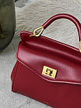Жіноча сумка JW PEI червоний класичний Lucia Classic Top Handbag, фото 3