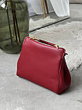 Жіноча сумка JW PEI червоний класичний Lucia Classic Top Handbag, фото 5