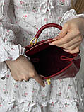 Жіноча сумка JW PEI червоний класичний Lucia Classic Top Handbag, фото 6