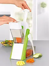 Мультислайсер для овочів і фруктів SAFE SLICE MANDOLINE 24 режими, леза з нержавіючої сталі