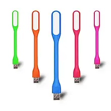 Гнучкий USB LED ліхтарик для клавіатури та читання, переносний настільний світильник, 5 В, 1.2 Вт