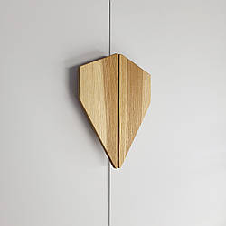 Меблеві ручки дерево ясен GEO 210/160 honey (під виготовлення)