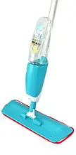 Парова спрей швабра Healthy Spray Mop 2-в-1: 360° обертання, знімна мікрофібра, вбудований резервуар