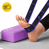 Еспандер з петлями для розтяжки 4FIZJO 90 см Black/Blue (P-5907739313775), фото 5