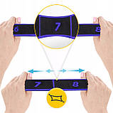 Еспандер з петлями для розтяжки 4FIZJO 90 см Black/Blue (P-5907739313775), фото 4