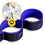 Еспандер з петлями для розтяжки 4FIZJO 90 см Black/Blue (P-5907739313775), фото 7