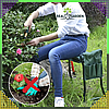 Садовий складаний стілець-колінник 3в1 + 2 органайзери (сумки для інструментів), фото 9