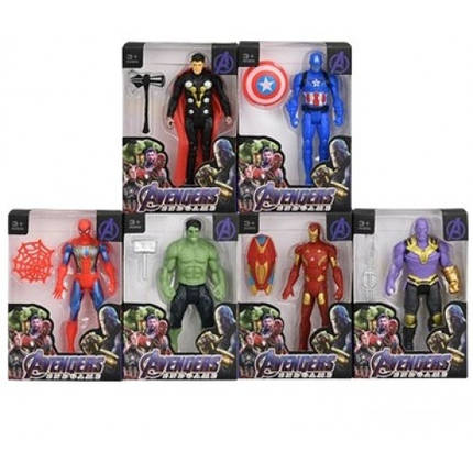 Герой Comics YF2251 5 героїв у наборі 13.8х3.1смх9.4см, фото 1