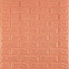 3D панель самоклеюча 700x700x7мм цегла Пудра SW-00001800