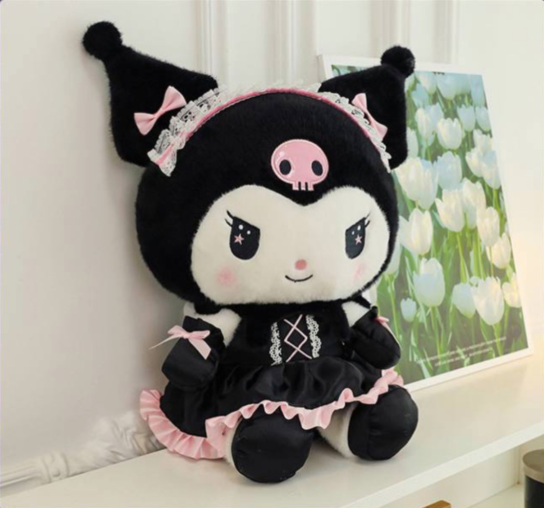 М'яка іграшка Куромі Аніме Kuromi 35 см