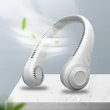 Портативний вентилятор на шию Cat-neck Fan з USB, акумулятор 4000мАг, безпечно для волосся