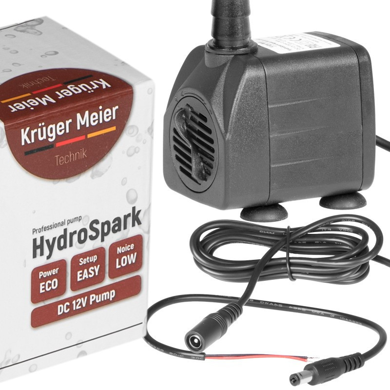 Помпа підйомна Kruger Meier HydroSpark 1250 — міні насос 12V, 1000 л/год, фото 1