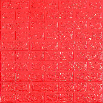 3D панель самоклеюча цегла Червону 700х770х7мм (008-7) SW-00000054
