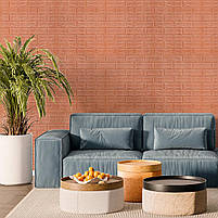 3D панель самоклеюча 700x700x7мм цегла Пудра SW-00001800, фото 5