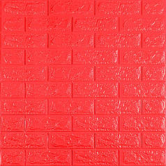 3D панель самоклеюча 700х770х7мм цегла Червона (008-7) SW-00000054