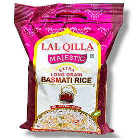Індійський рис басматі 5 кг. не пропарений Lal Qilla