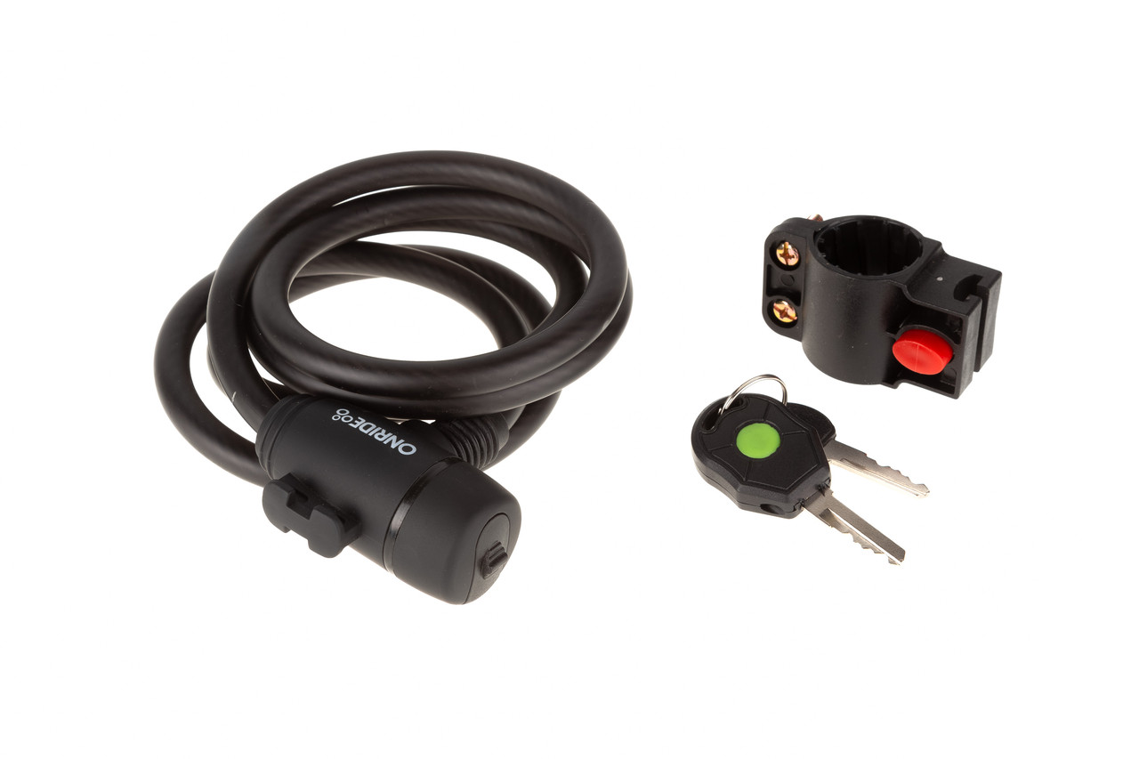 Замок ONRIDE Wider спіральний, під ключ, з кріпленням 12x1200 мм