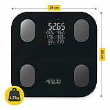 Ваги підлогові аналітичні 4FIZJO Pro до 180 кг Black (P-5905973404051), фото 6