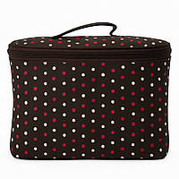 Органайзер-косметичка дорожній. Коричневий