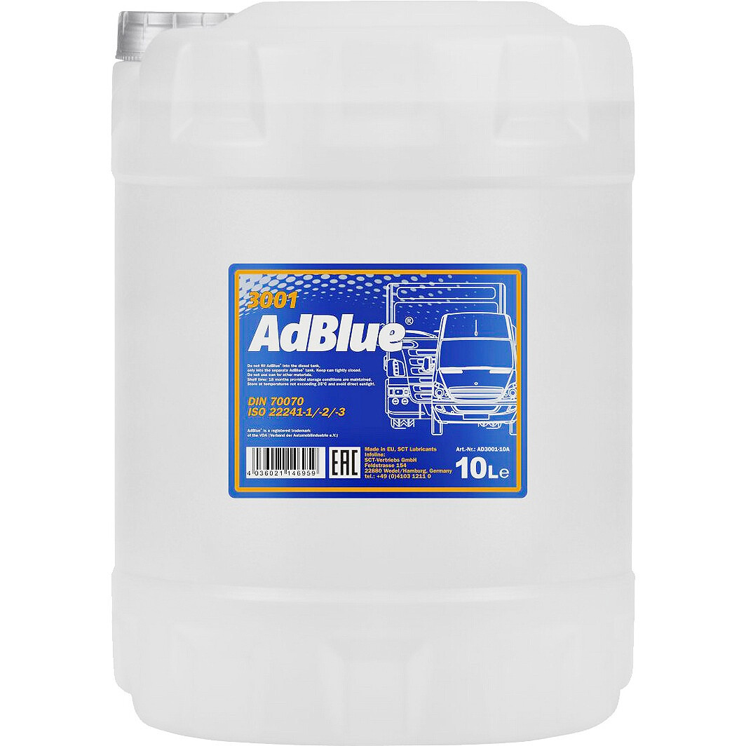 AdBlue Mannol 10 л, фото 1
