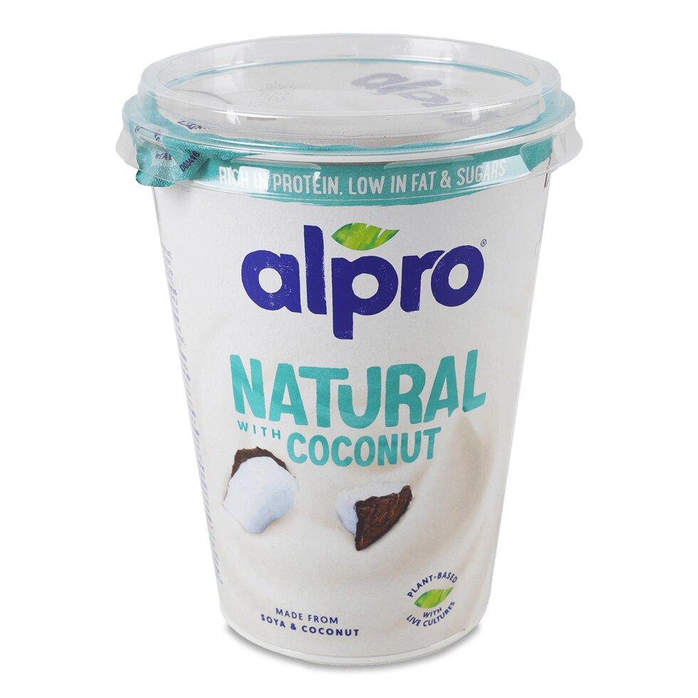 Продукт Alpro соєвий ферментований кокос, стакан, 400г Код/Артикул 189