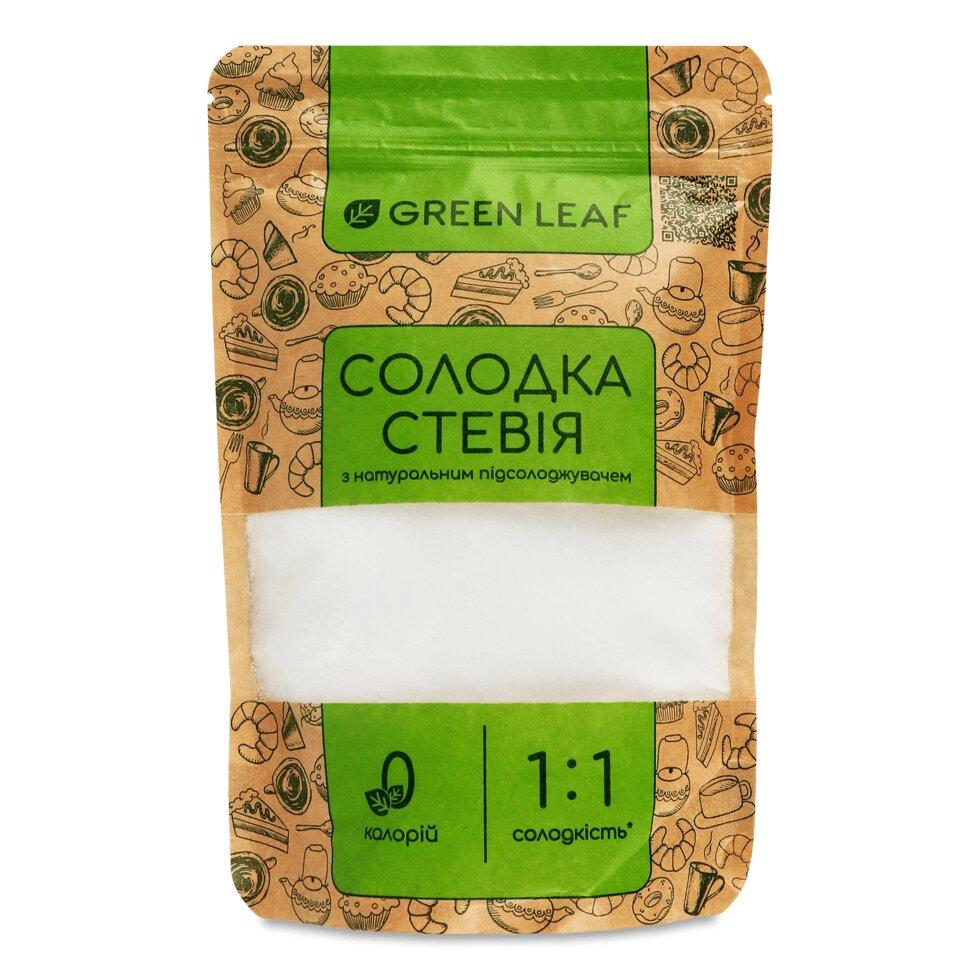 Стевія Green Leaf солодка з підсолоджувачем, 300г Код/Артикул 189