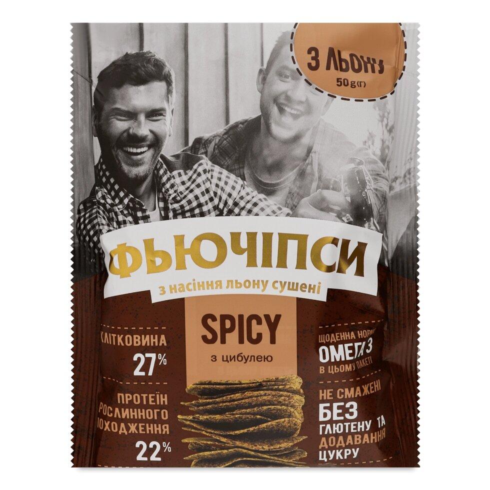 Чипси Лавка традицій Фьючіпси Spicy з насіння льону, 50г Код/Артикул 189
