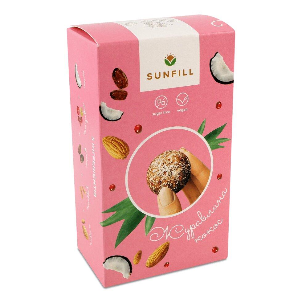 Цукерки SunFill з журавлиною та кокосом, 150г Код/Артикул 189