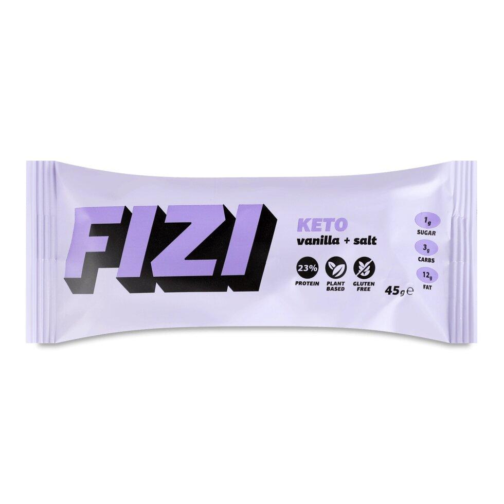 Батончик Fizi Vanilla salt протеїновий, 45г Код/Артикул 189