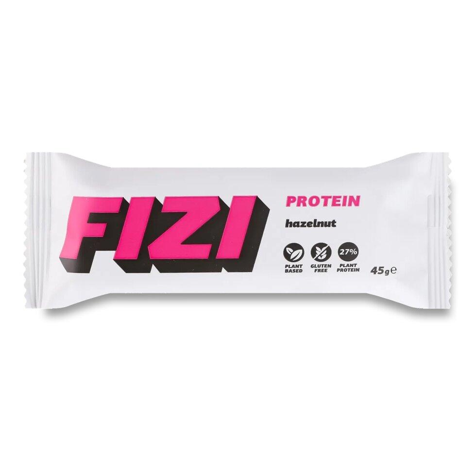 Батончик Fizi Hazelnut протеїновий, 45г Код/Артикул 189