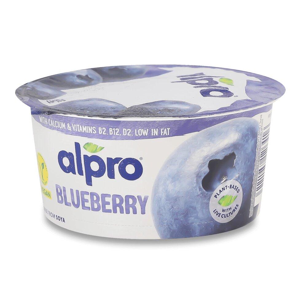 Десерт Alpro соєвий ферментований з чорницею, 150г Код/Артикул 189