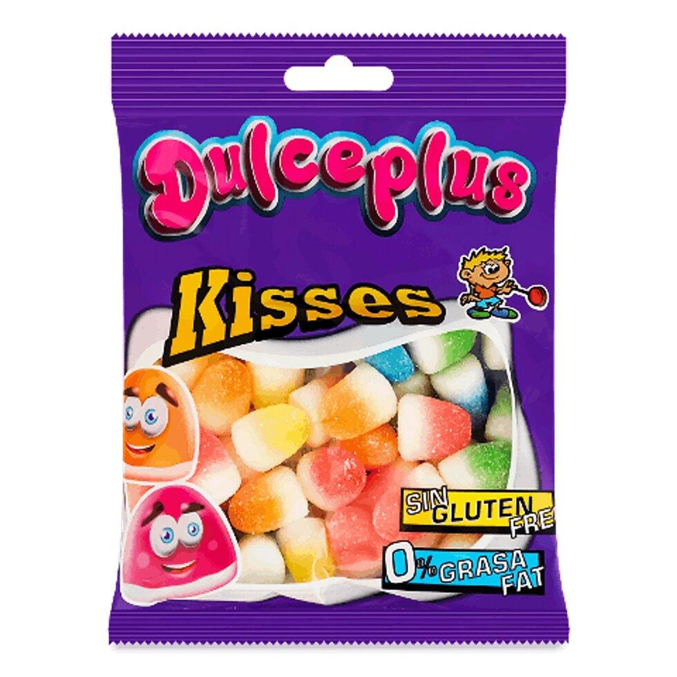 Цукерки Dulceplus Kisses жувальні, 100г Код/Артикул 189