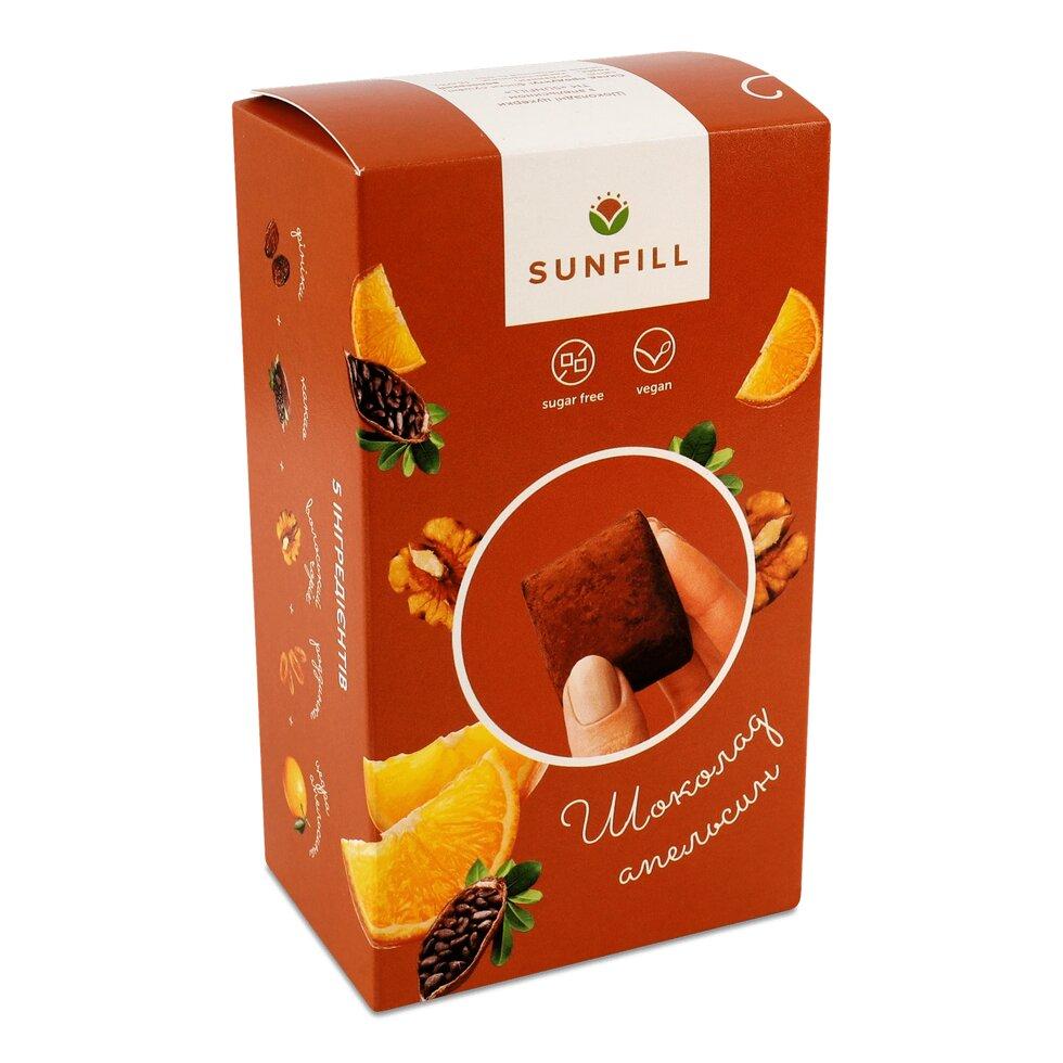 Цукерки SunFill з апельсином шоколадні, 150г Код/Артикул 189