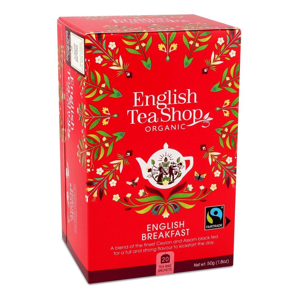 Чай чорний English Tea Shop «Англійський сніданок» органічний, 20*2г/уп Код/Артикул 189