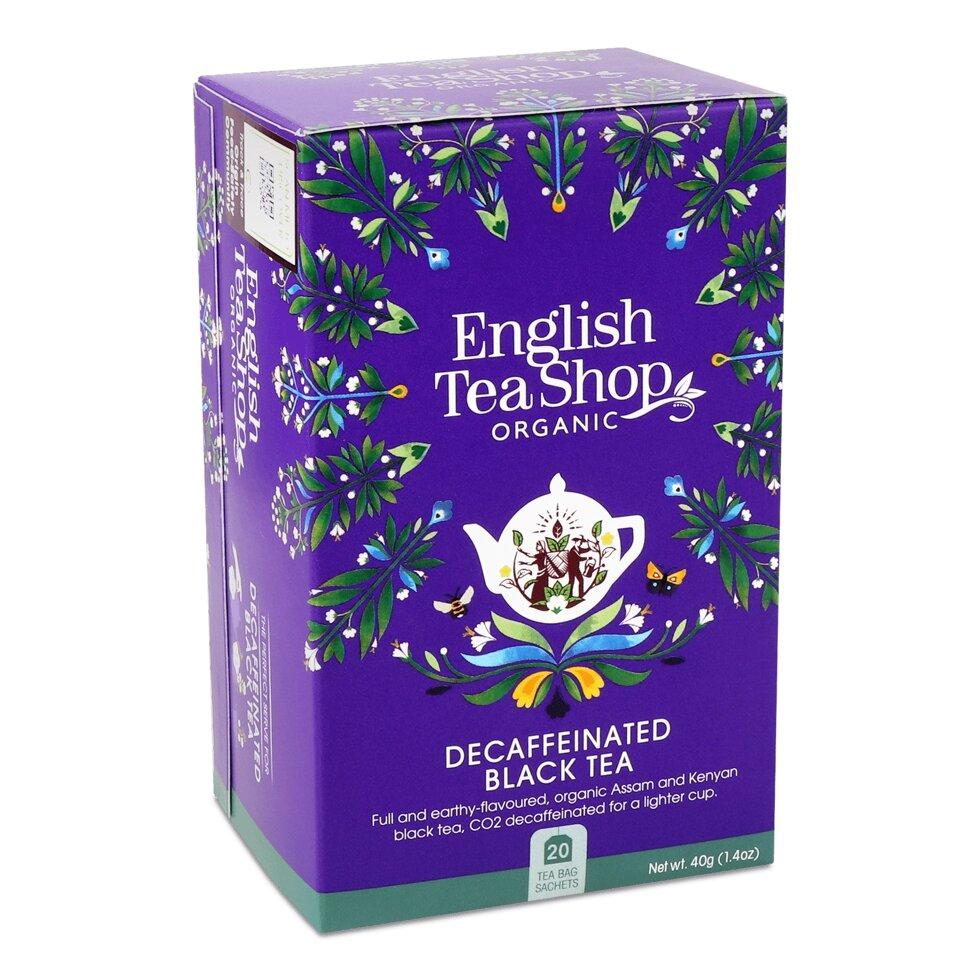 Чай чорний English Tea Shop без кофеїну органічний, 20*2г Код/Артикул 189