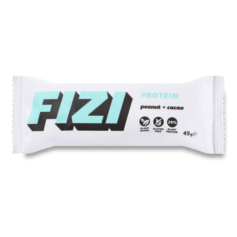 Батончик Fizi Peanut cacao протеїновий, 45г Код/Артикул 189