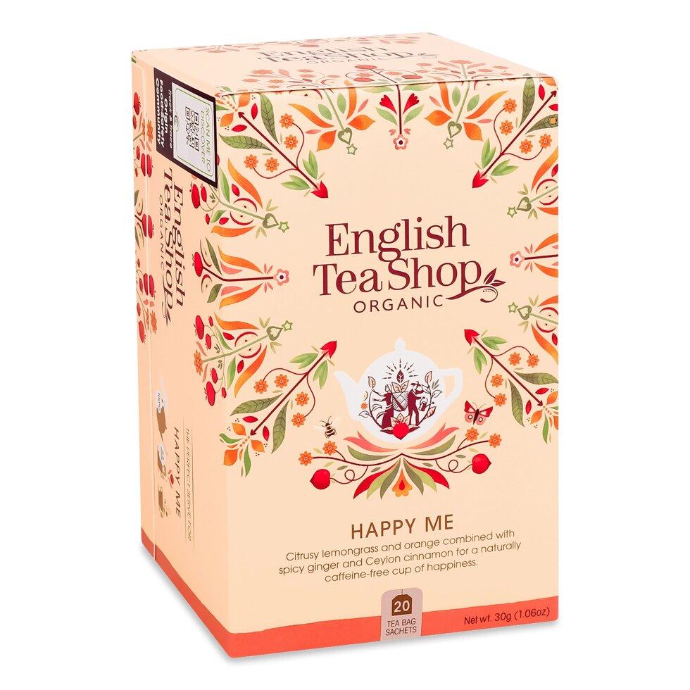 Чай трав'яний English Tea Shop Happy Me органічний, 20*1,5г/уп Код/Артикул 189