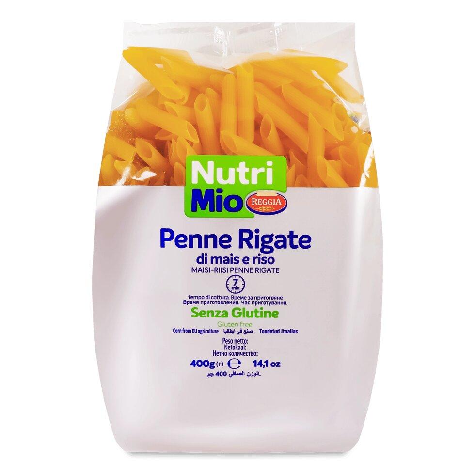 Вироби макаронні Nutri Mio Reggia «Пенне Рігате» без глютену, 400г Код/Артикул 189