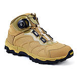 Демісезонні напівчеревики ESDY з швидкою шнурівкою, койот