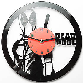 Годинник вінілові Deadpool оригінальний подарунок прикольний